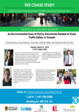 An Environmental Scan of Policy Documents Related to Road Traffic Safety in Canada